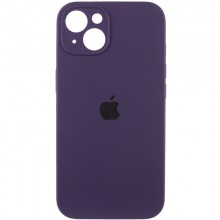 Чехол Silicone Case Full Camera Protective (AA) для Apple iPhone 15 (6.1") Фиолетовый - купить на Floy.com.ua