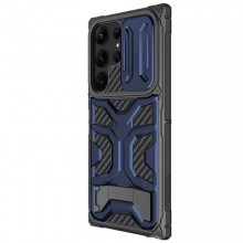 TPU+PC чехол Nillkin CamShield Adventurer Pro (шторка на камеру) для Samsung Galaxy S23 Ultra Blue - купить на Floy.com.ua