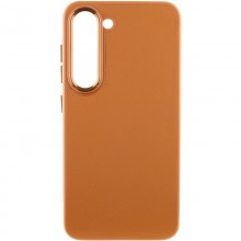 Уценка Кожаный чехол Bonbon Leather Metal Style для Samsung Galaxy S23 Коричневый - купить на Floy.com.ua
