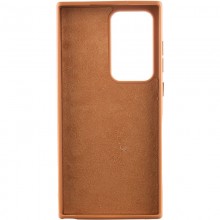 Уценка Кожаный чехол Bonbon Leather Metal Style для Samsung Galaxy S23 Ultra