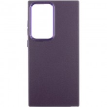 Уценка Кожаный чехол Bonbon Leather Metal Style для Samsung Galaxy S23 Ultra Фиолетовый - купить на Floy.com.ua