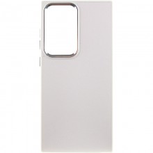 Уценка Кожаный чехол Bonbon Leather Metal Style для Samsung Galaxy S23 Ultra Белый - купить на Floy.com.ua