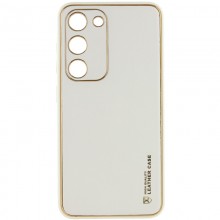 Кожаный чехол Xshield для Samsung Galaxy S23 FE Белый - купить на Floy.com.ua