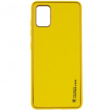 Кожаный чехол Xshield для Samsung Galaxy S23 FE Желтый - купить на Floy.com.ua