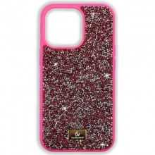 TPU чехол Bling World Rock Diamond для Apple iPhone 15 (6.1") Розовый - купить на Floy.com.ua