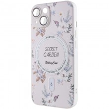 TPU+PC чехол Secret Garden with MagSafe для Apple iPhone 15 (6.1")