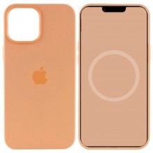 Чехол Silicone case (AAA) full with Magsafe and Animation для Apple iPhone 15 Pro Max (6.7") Оранжевый - купить на Floy.com.ua