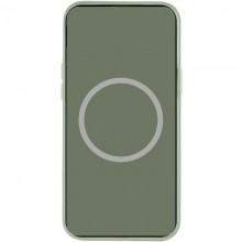 Чехол Silicone case (AAA) full with Magsafe and Animation для Apple iPhone 15 (6.1") Синий - купить на Floy.com.ua