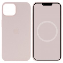 Чехол Silicone case (AAA) full with Magsafe and Animation для Apple iPhone 15 (6.1") Розовый - купить на Floy.com.ua