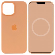Чехол Silicone case (AAA) full with Magsafe and Animation для Apple iPhone 15 (6.1") Оранжевый - купить на Floy.com.ua