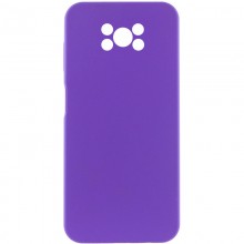 Чехол Silicone Cover Lakshmi Full Camera (AAA) для Xiaomi Poco X3 NFC / Poco X3 Pro Фиолетовый - купить на Floy.com.ua