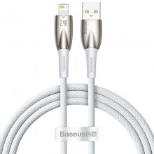 Дата кабель Baseus Glimmer Series Fast Charging Data Cable USB to Lightning 2.4A 1m (CADH00020)