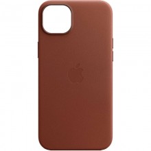 Кожаный чехол Leather Case (AAA) with MagSafe and Animation для Apple iPhone 12 Pro Max (6.7") Brown - купить на Floy.com.ua