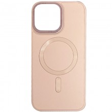 Кожаный чехол Bonbon Leather Metal Style with MagSafe для Apple iPhone 15 (6.1")