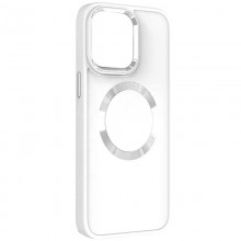 TPU чехол Bonbon Metal Style with MagSafe для Apple iPhone 15 (6.1") Белый - купить на Floy.com.ua