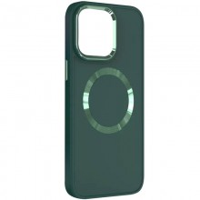 TPU чехол Bonbon Metal Style with MagSafe для Apple iPhone 15 (6.1") Зеленый - купить на Floy.com.ua
