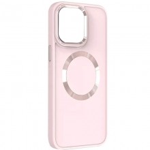 TPU чехол Bonbon Metal Style with MagSafe для Apple iPhone 15 (6.1") Розовый - купить на Floy.com.ua