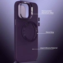 TPU чехол Bonbon Metal Style with MagSafe для Apple iPhone 15 (6.1")