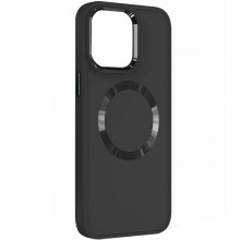 TPU чехол Bonbon Metal Style with MagSafe для Apple iPhone 15 (6.1") Черный - купить на Floy.com.ua