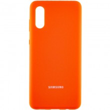 Чехол Silicone Cover Full Protective (AA) для Samsung Galaxy A02 Оранжевый - купить на Floy.com.ua