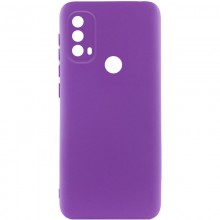 Чехол Silicone Cover Lakshmi Full Camera (A) для Motorola Moto E40 Фиолетовый - купить на Floy.com.ua