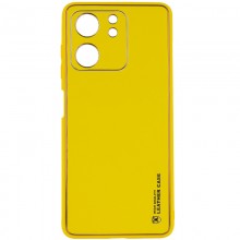Кожаный чехол Xshield для Xiaomi Redmi 13C / Poco C65 Желтый - купить на Floy.com.ua