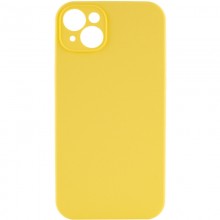 Чехол Silicone Case Full Camera Protective (AA) NO LOGO для Apple iPhone 14 (6.1") Желтый - купить на Floy.com.ua