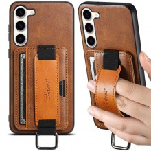 Кожаный чехол Wallet case and straps для Samsung Galaxy S24+