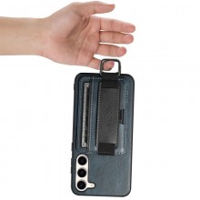 Кожаный чехол Wallet case and straps для Samsung Galaxy S24+