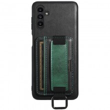 Кожаный чехол Wallet case and straps для Samsung Galaxy A14 4G/5G Черный - купить на Floy.com.ua