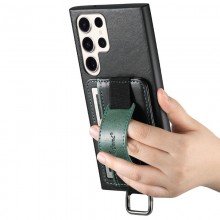 Кожаный чехол Wallet case and straps для Samsung Galaxy S23 Ultra