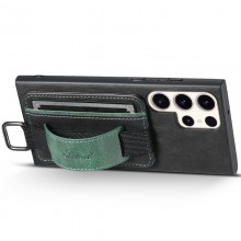 Кожаный чехол Wallet case and straps для Samsung Galaxy S23 Ultra