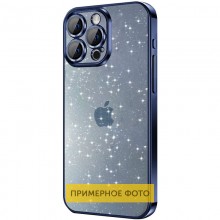 Чехол TPU+PC Glittershine для Apple iPhone 12 (6.1") Blue - купить на Floy.com.ua