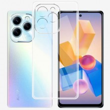 TPU чехол Epic Transparent 1,5mm Full Camera для Infinix Hot 40 / 40 Pro / Tecno Spark 20 Pro