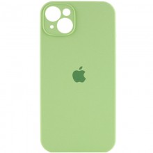 Чехол Silicone Case Full Camera Protective (AA) для Apple iPhone 15 Plus (6.7") Мятный - купить на Floy.com.ua