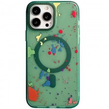 Чехол TPU+PC Flush with MagSafe для Apple iPhone 15 Pro Max (6.7") Dark Green - купить на Floy.com.ua