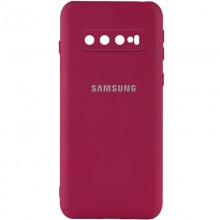 Уценка Чехол Silicone Cover My Color Full Camera (A) для Samsung Galaxy S10