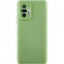 Уценка Чехол Silicone Cover Lakshmi Full Camera (A) для Xiaomi Redmi Note 10 Pro / 10 Pro Max Зеленый - купить на Floy.com.ua