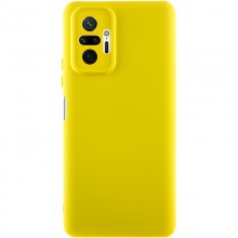 Уценка Чехол Silicone Cover Lakshmi Full Camera (A) для Xiaomi Redmi Note 10 Pro / 10 Pro Max Желтый - купить на Floy.com.ua