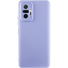 Уценка Чехол Silicone Cover Lakshmi Full Camera (A) для Xiaomi Redmi Note 10 Pro / 10 Pro Max Сиреневый - купить на Floy.com.ua