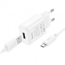 СЗУ Hoco C134A Solid 1A 12W + MicroUSB