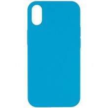 Чехол Silicone Case Full Protective (AA) NO LOGO для Apple iPhone XR (6.1") Голубой - купить на Floy.com.ua