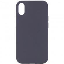 Чехол Silicone Case Full Protective (AA) NO LOGO для Apple iPhone XR (6.1") Серый - купить на Floy.com.ua