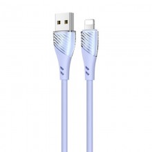 Дата кабель Usams US-SJ493 U65 Liquid Silicone USB to Lightning 3A 1m - купить на Floy.com.ua