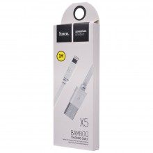 Дата кабель Hoco X5 Bamboo USB to Lightning (100см) - купить на Floy.com.ua