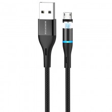 Дата кабель Borofone BU16 Skill magnetic USB to MicroUSB (1.2m) - купить на Floy.com.ua
