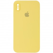 Уценка Чехол Silicone Case Square Full Camera Protective (AA) для Apple iPhone XS Max (6.5") - купить на Floy.com.ua