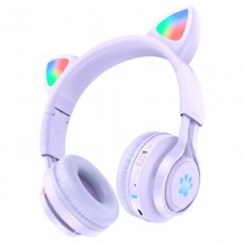 Накладные беспроводные наушники Hoco W39 Cat ear - купить на Floy.com.ua