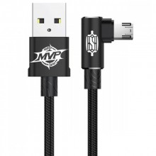 Дата кабель Baseus MVP Elbow Micro-USB Cable 2.4A (1m) (CAMMVP) - купить на Floy.com.ua