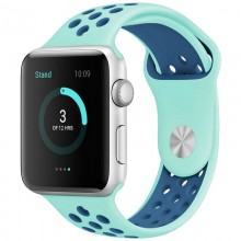 Уценка Силиконовый ремешок Sport Nike+ для Apple watch 42mm / 44mm - купить на Floy.com.ua